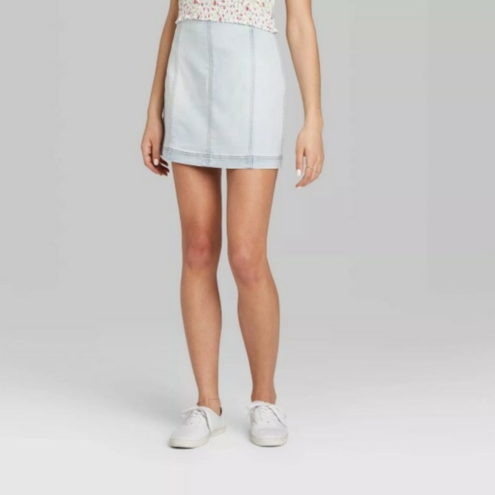 Wild Fable Denim Mini Skirt